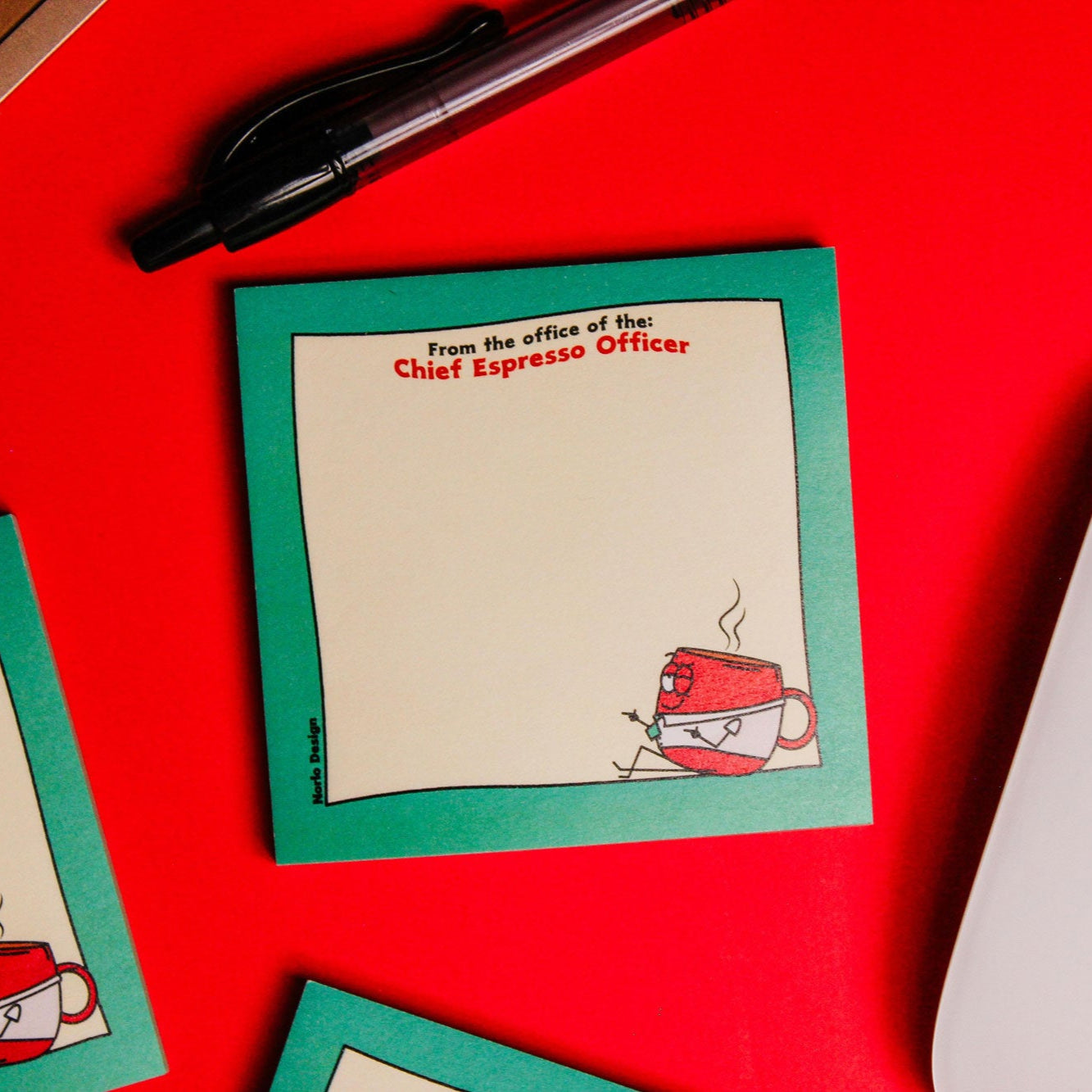 Chief Espresso Officer Coffee Post-It Notes