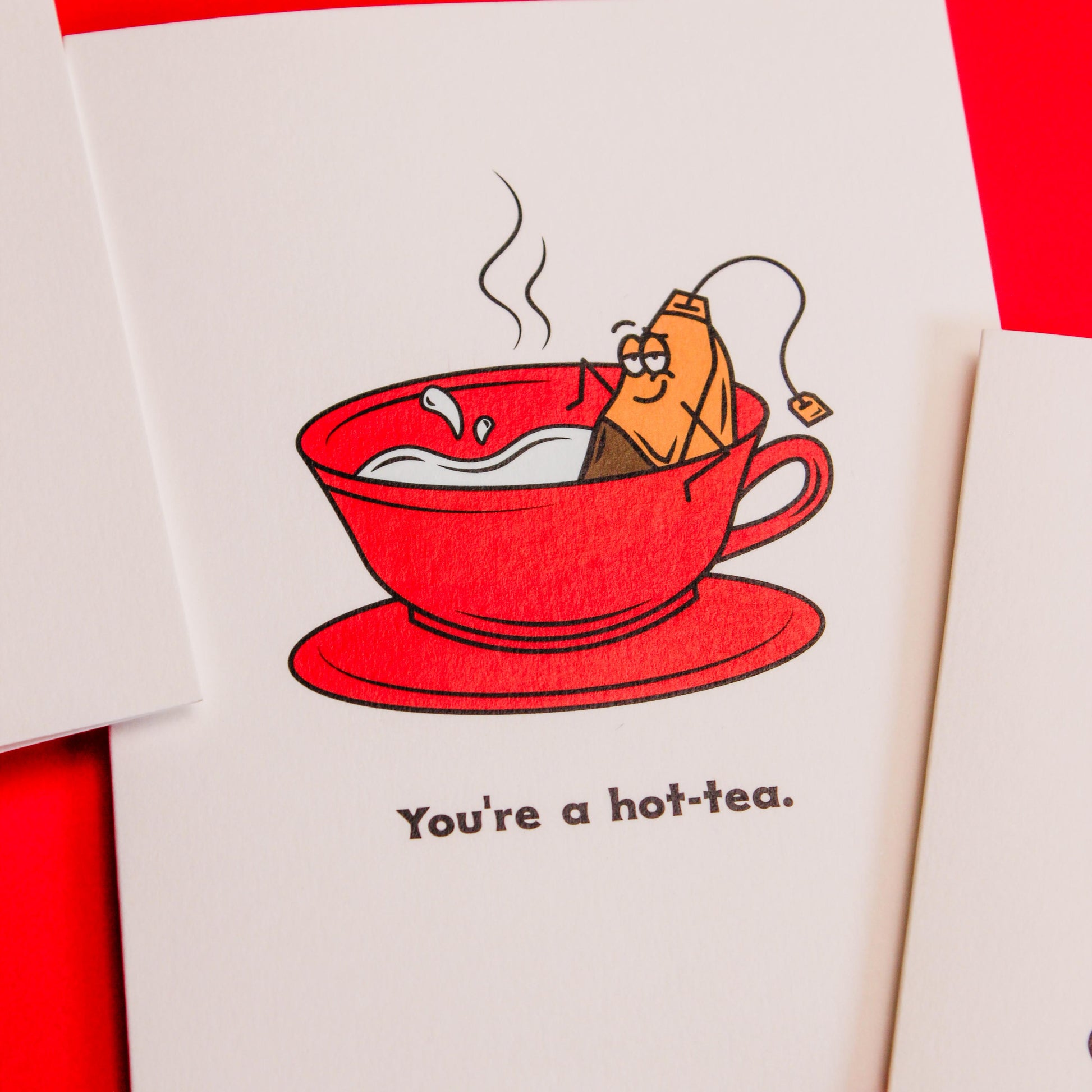 Hot Tea Greeting Card