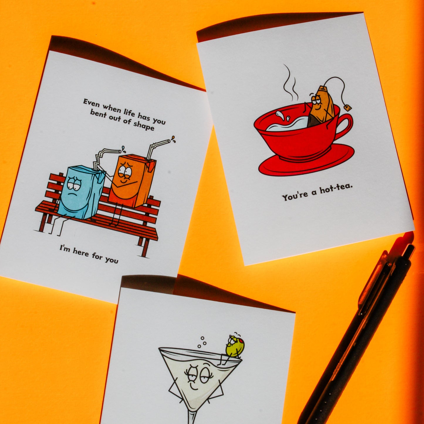 Hot Tea Greeting Card