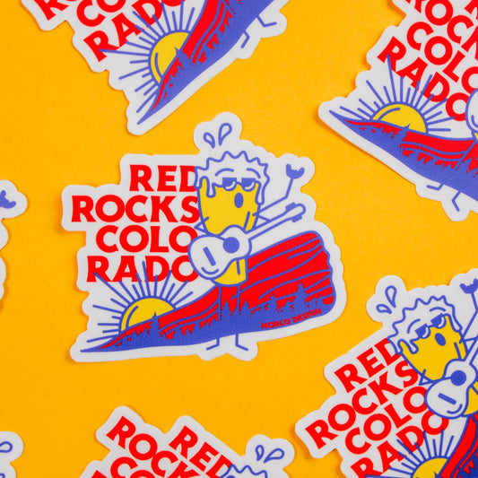 Red Rocks Craft Beer Sticker