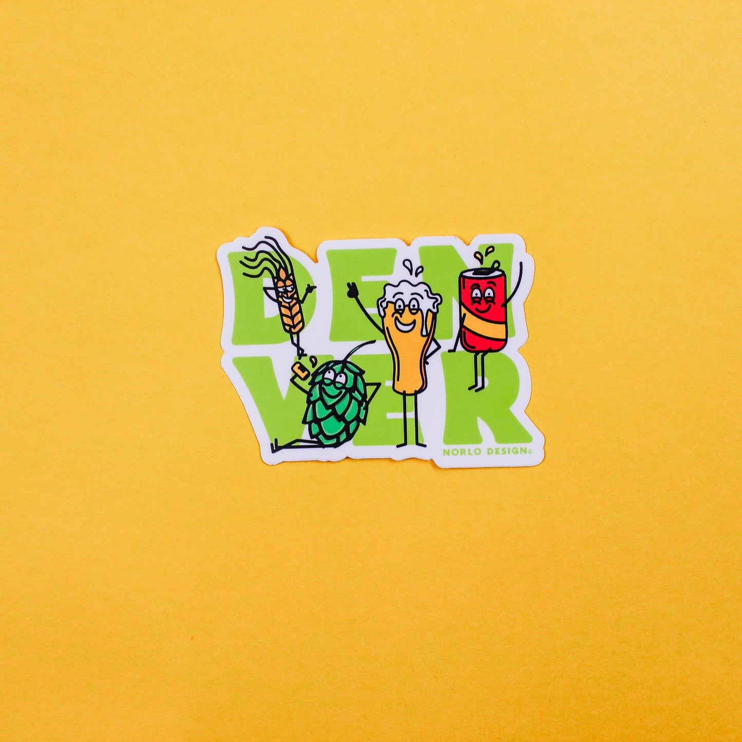 Denver Craft Beer Friends Sticker