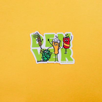 Denver Craft Beer Friends Sticker