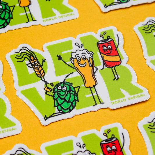 Denver Craft Beer Friends Sticker