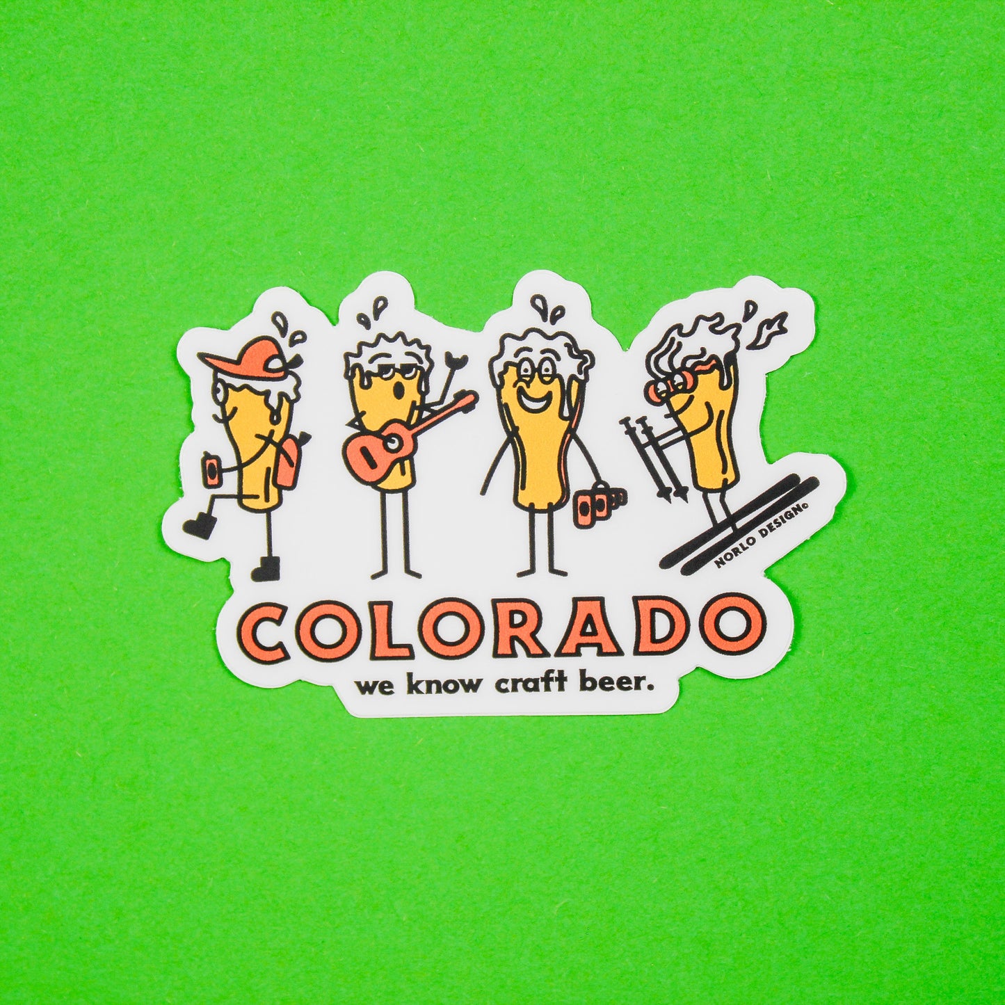 We Know Colorado Craft Beer Sticker