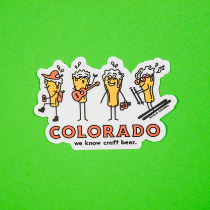 We Know Colorado Craft Beer Sticker