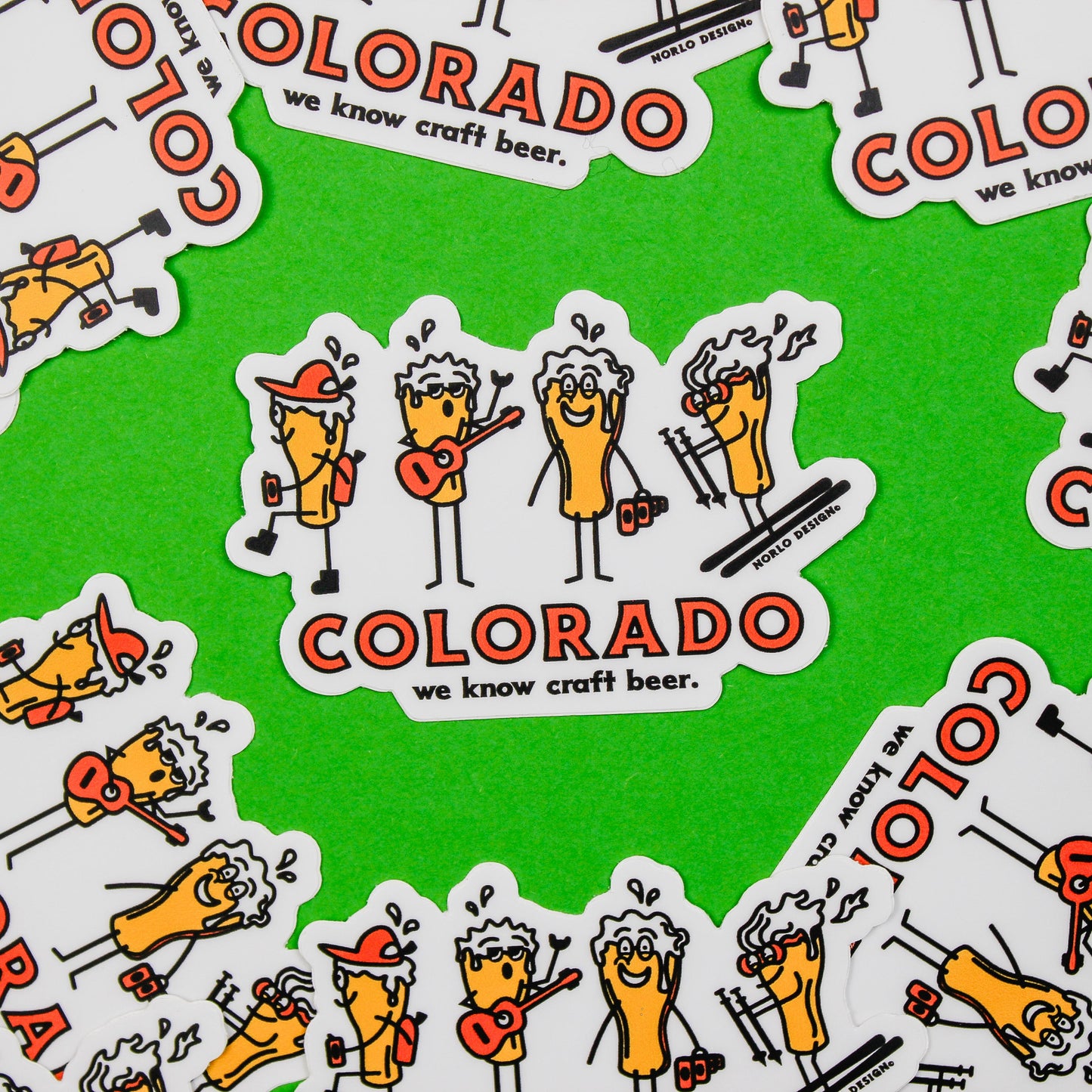 We Know Colorado Craft Beer Sticker
