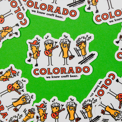 We Know Colorado Craft Beer Sticker