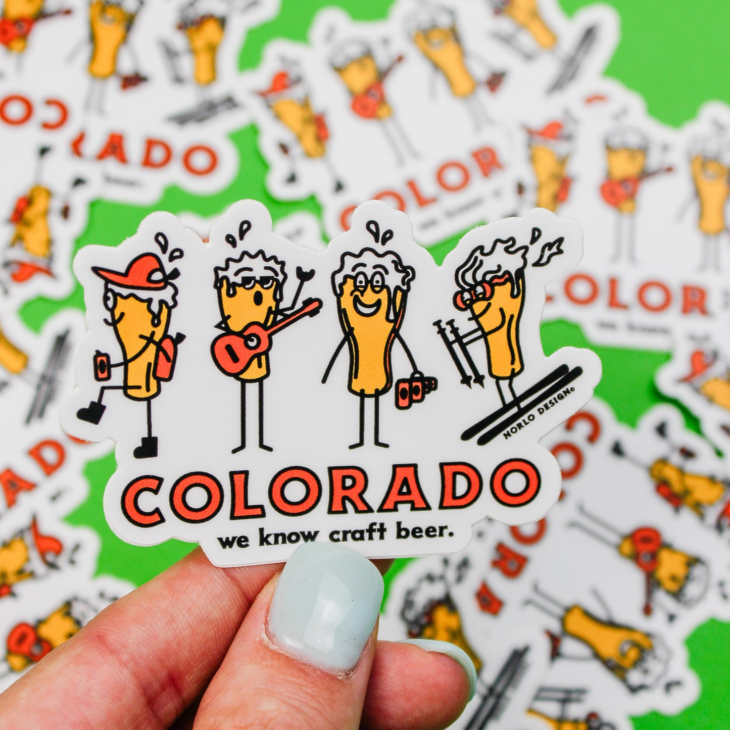 We Know Colorado Craft Beer Sticker