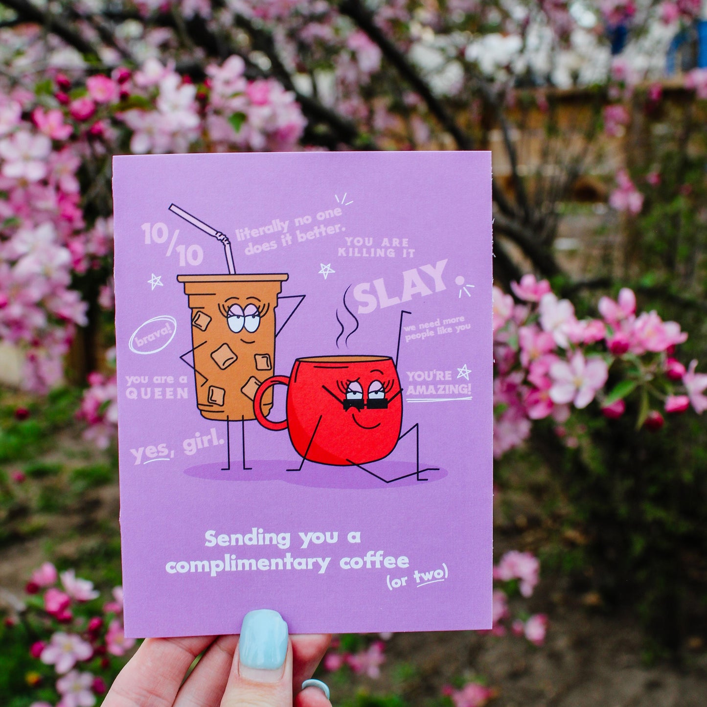 Complimentary Coffee Greeting Card