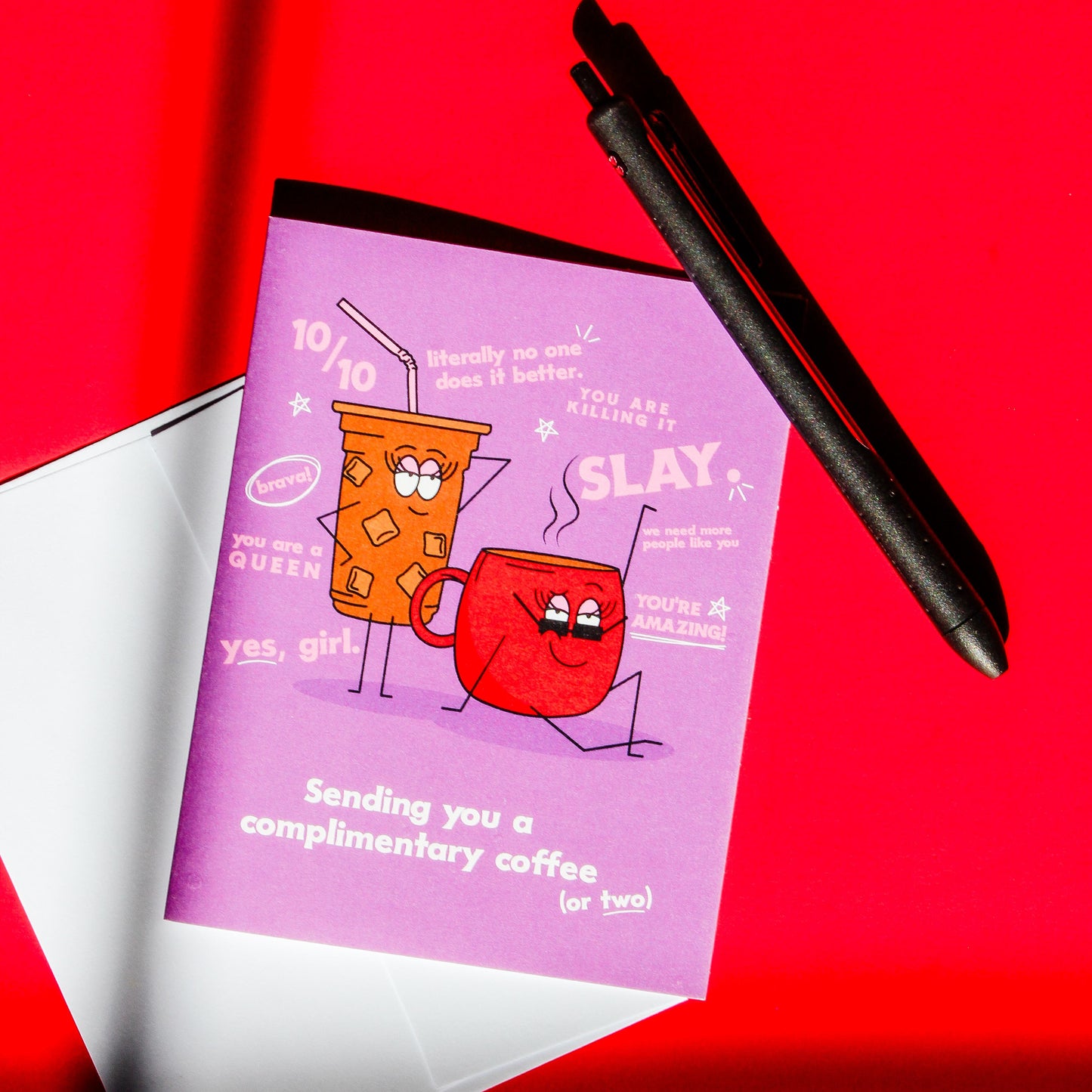 Complimentary Coffee Greeting Card