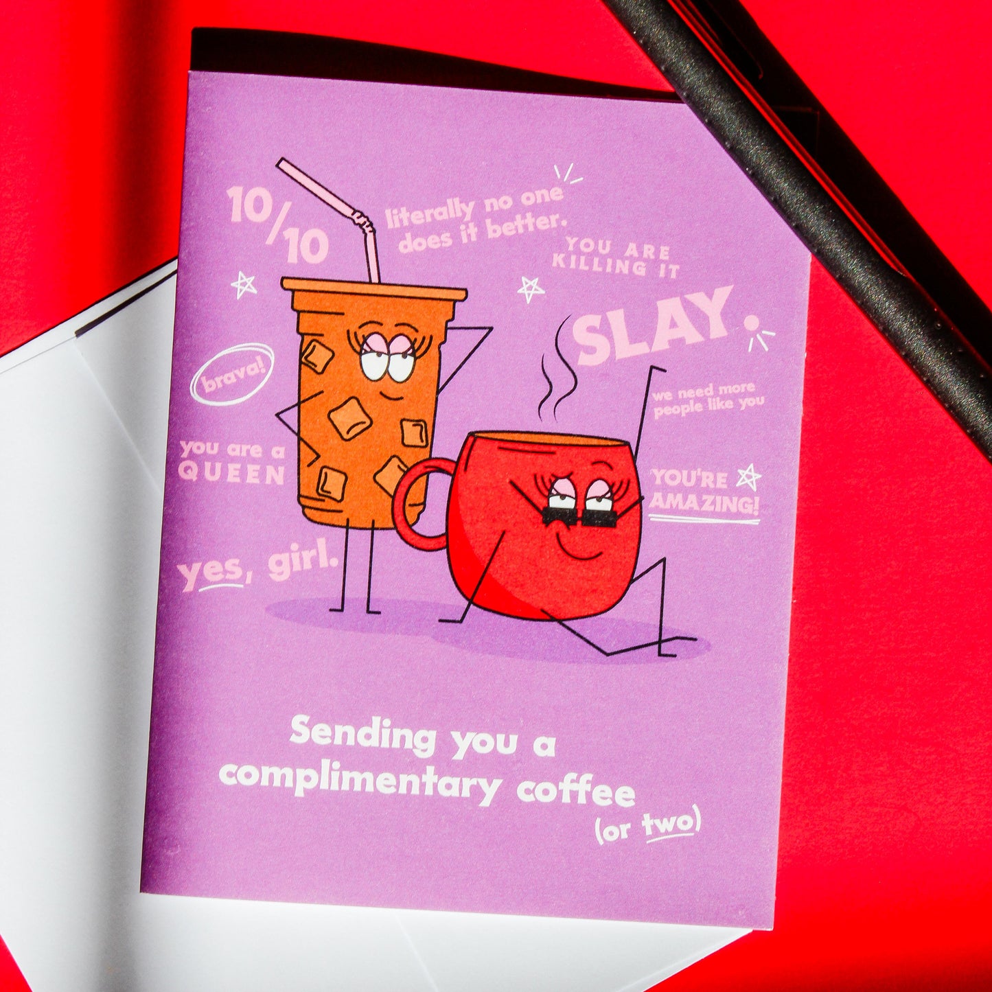 Complimentary Coffee Greeting Card
