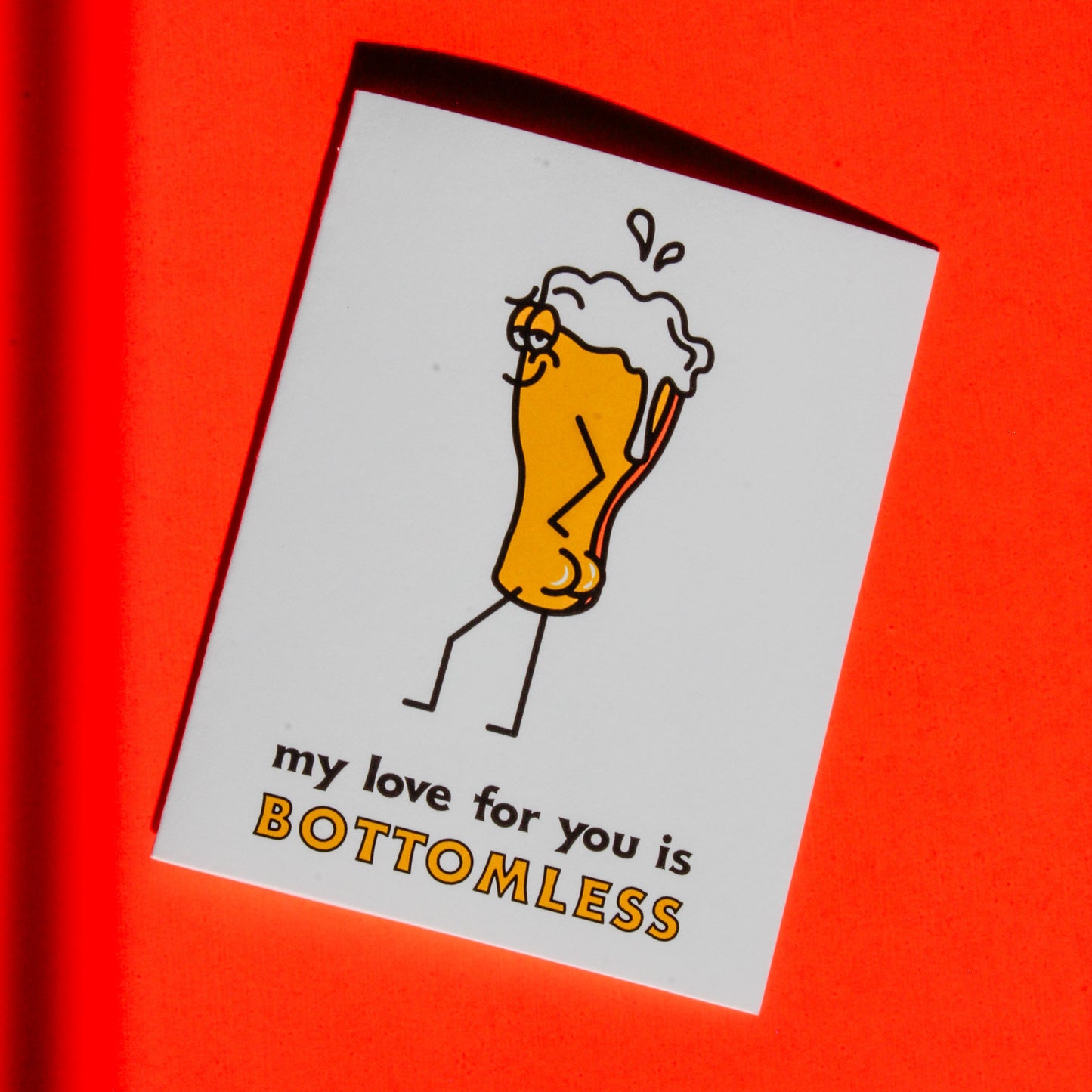 My Love Is Bottomless Greeting Card