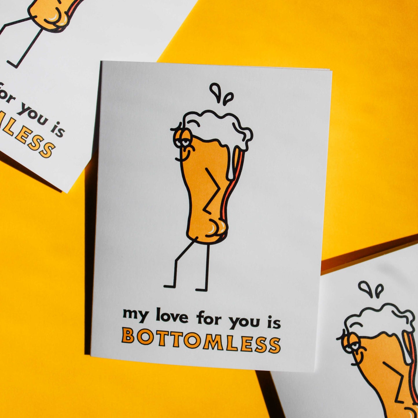 My Love Is Bottomless Greeting Card