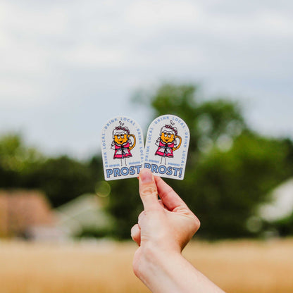 Oktoberfest Craft Beer Sticker - Dirndl